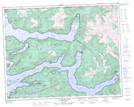 092L16 Kingcome Inlet Topographic Map Thumbnail
