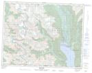 092N04 Sim River Topographic Map Thumbnail