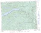 092P16 Mahood Lake Topographic Map Thumbnail
