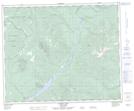 093A14 Cariboo Lake Topographic Map Thumbnail