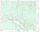 093B03 Alexis Creek Topographic Map Thumbnail