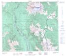 103I16 Dorreen Topographic Map Thumbnail