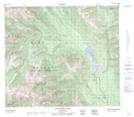 103P08 Kitwanga Lake Topographic Map Thumbnail