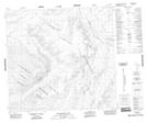 104K08 Tatsamenie Lake Topographic Map Thumbnail