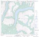 104M15 Tutshi Lake Topographic Map Thumbnail
