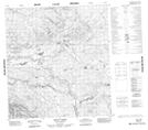 105K10 Teddy Creek Topographic Map Thumbnail