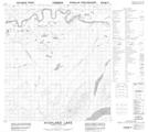 105M07 Highland Lake Topographic Map Thumbnail