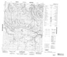 106G12 Lichen Ridge Topographic Map Thumbnail