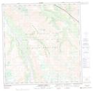 115G03 Bighorn Creek Topographic Map Thumbnail